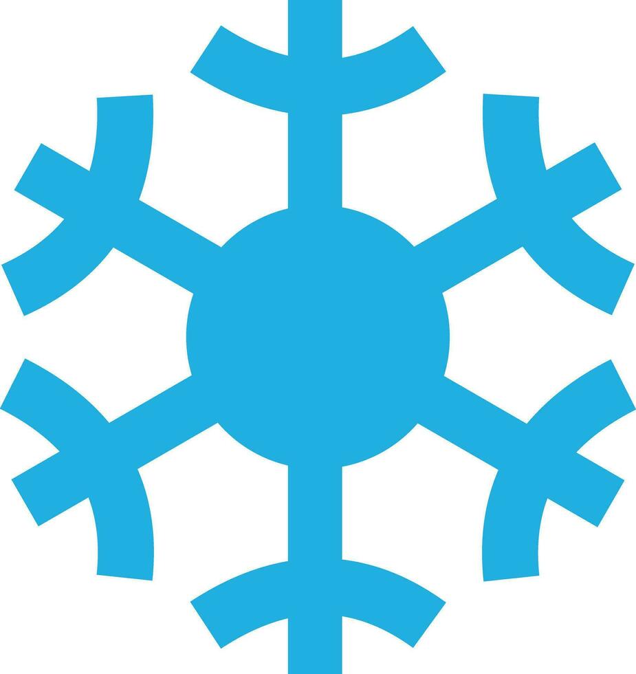 snowflake icon editable vector on white background