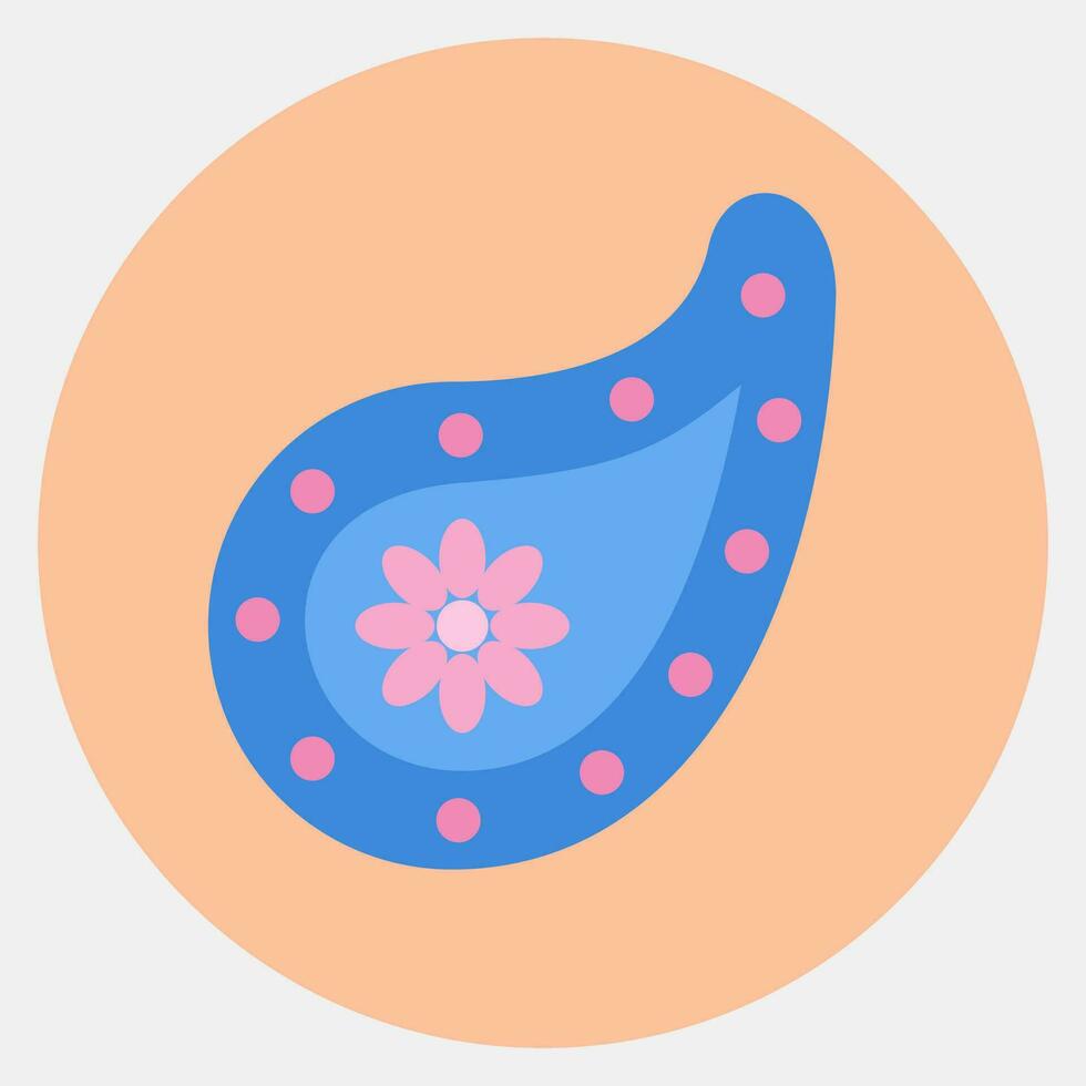 Icon diwali decorate. Diwali celebration elements. Icons in color mate style. Good for prints, posters, logo, decoration, infographics, etc. vector