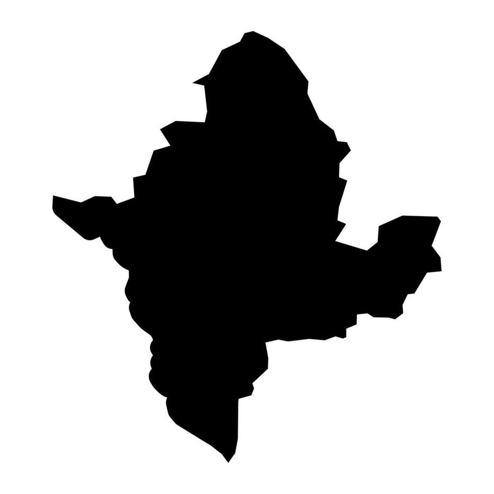 Sharur district map, administrative division of Azerbaijan. vector