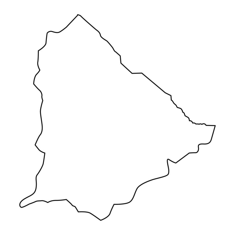 Gobustan district map, administrative division of Azerbaijan. vector