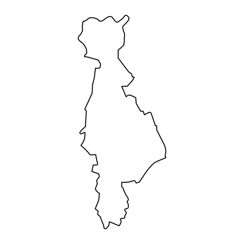 San Salvador department map, administrative division of El Salvador. vector