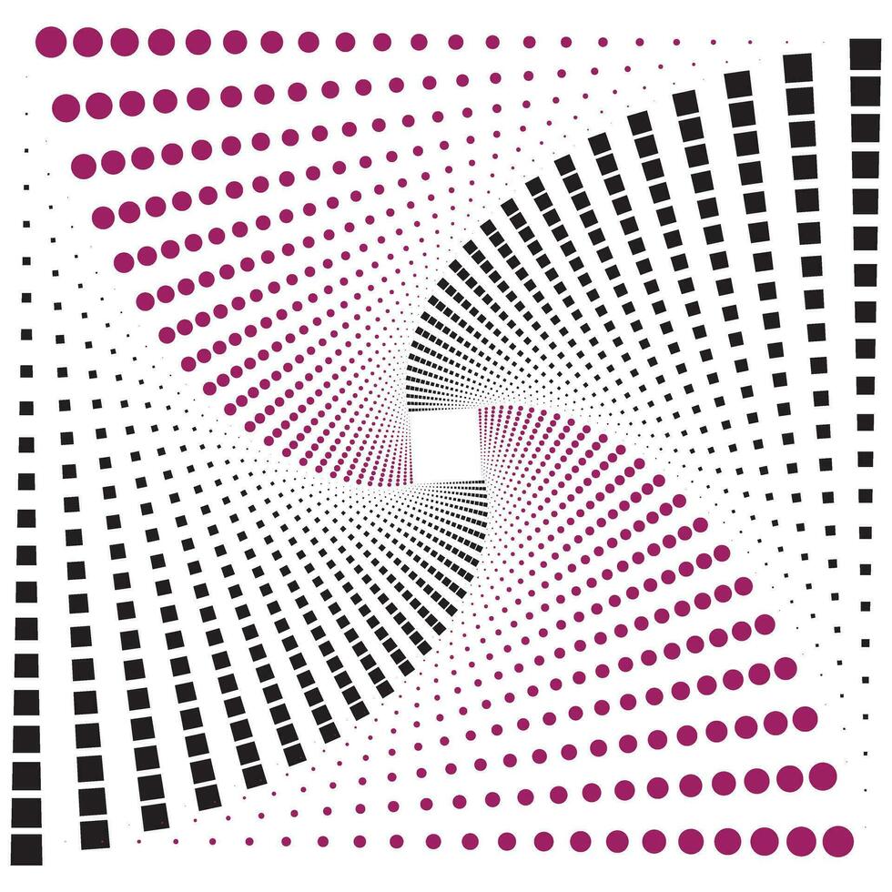 simple abstract purple,black color dot and square pattern vector