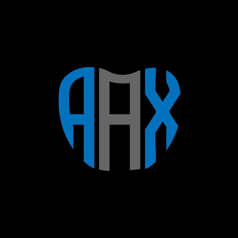 AAX letter logo creative design. AAX unique design. vector