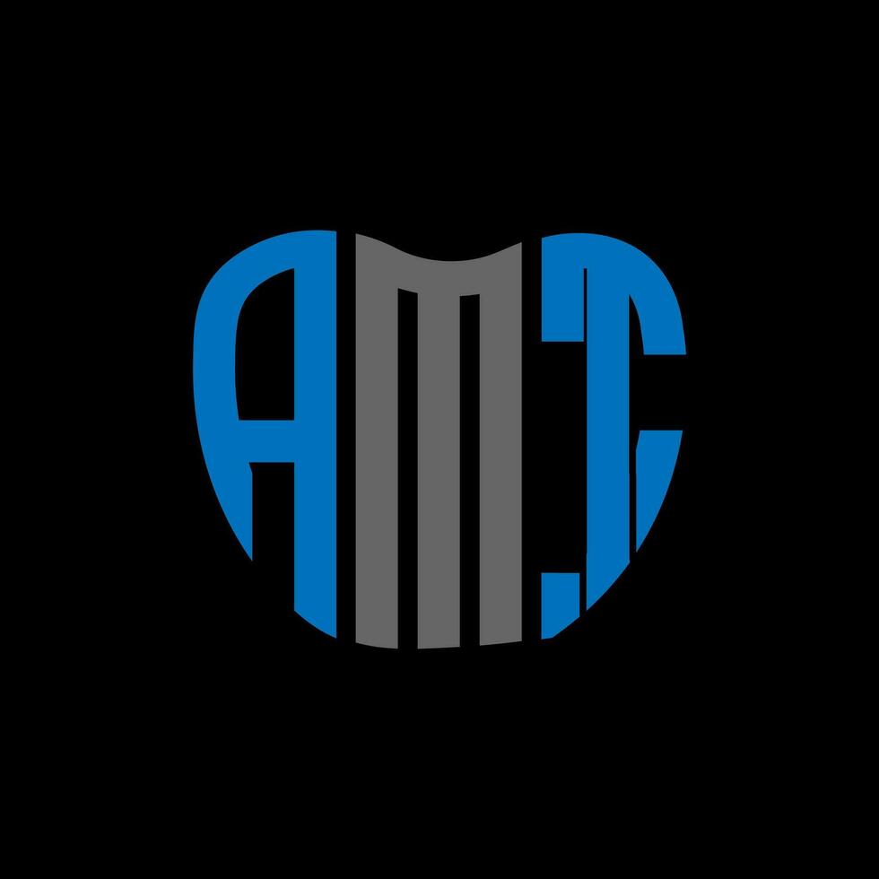 AMT letter logo creative design. AMT unique design. vector