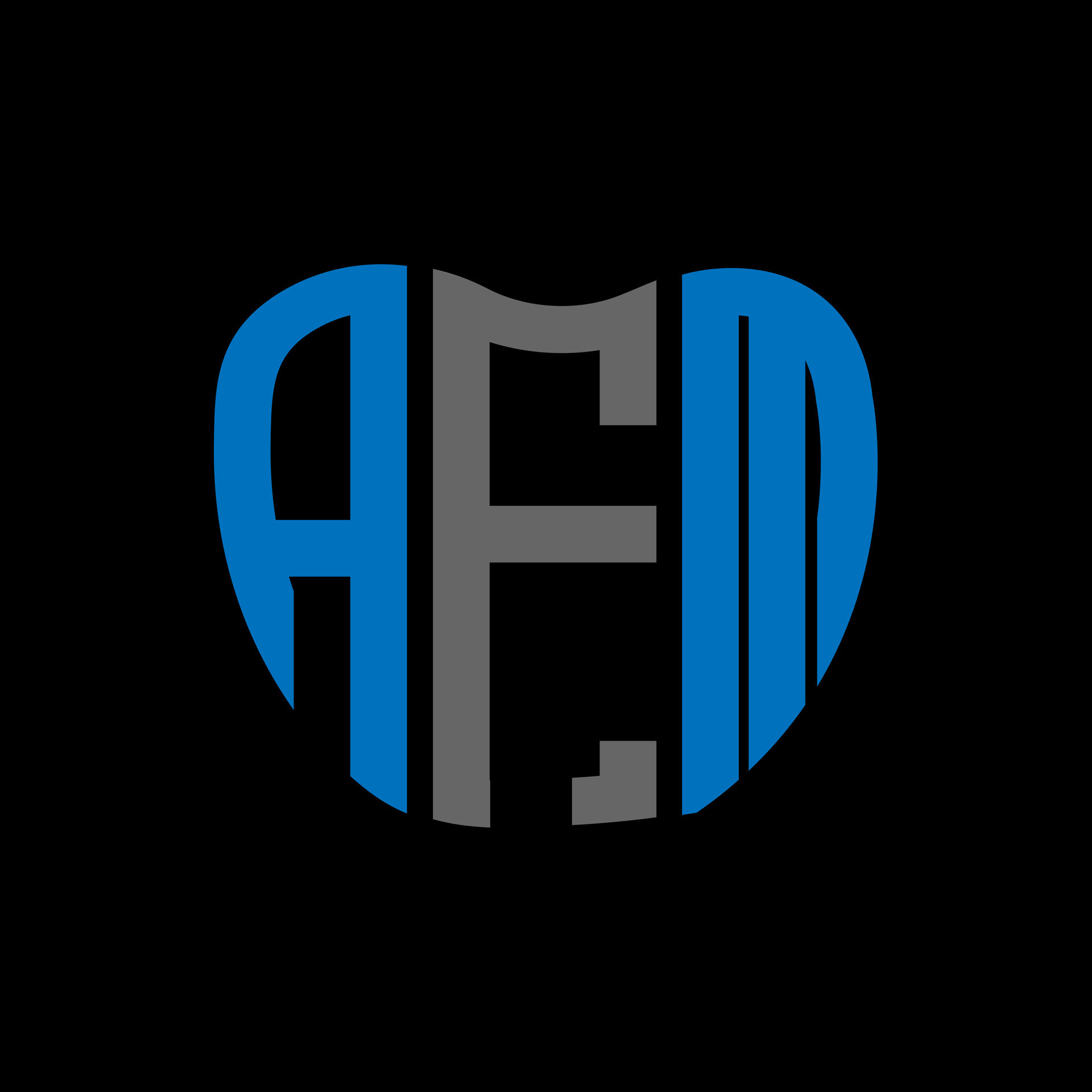 AFM letter logo creative design. AFM unique design. 29871083 Vector Art