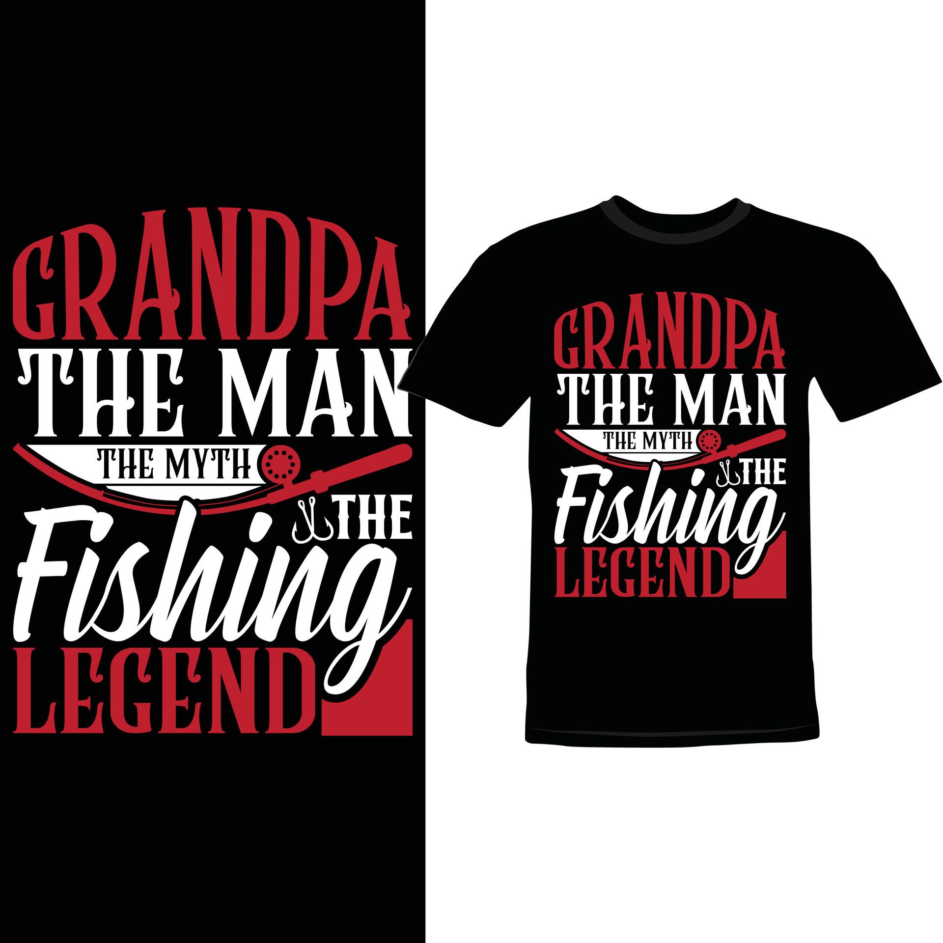 Grandpa The Man The Myth The Fishing Legend, Best Grandpa Ever