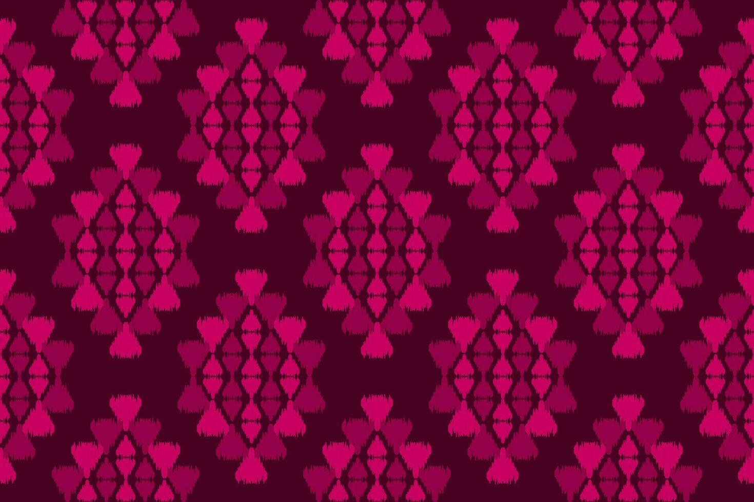 Ethnic ikat seamless pattern in tribal. Aztec geometric ethnic ornament print. Ikat pattern style. vector