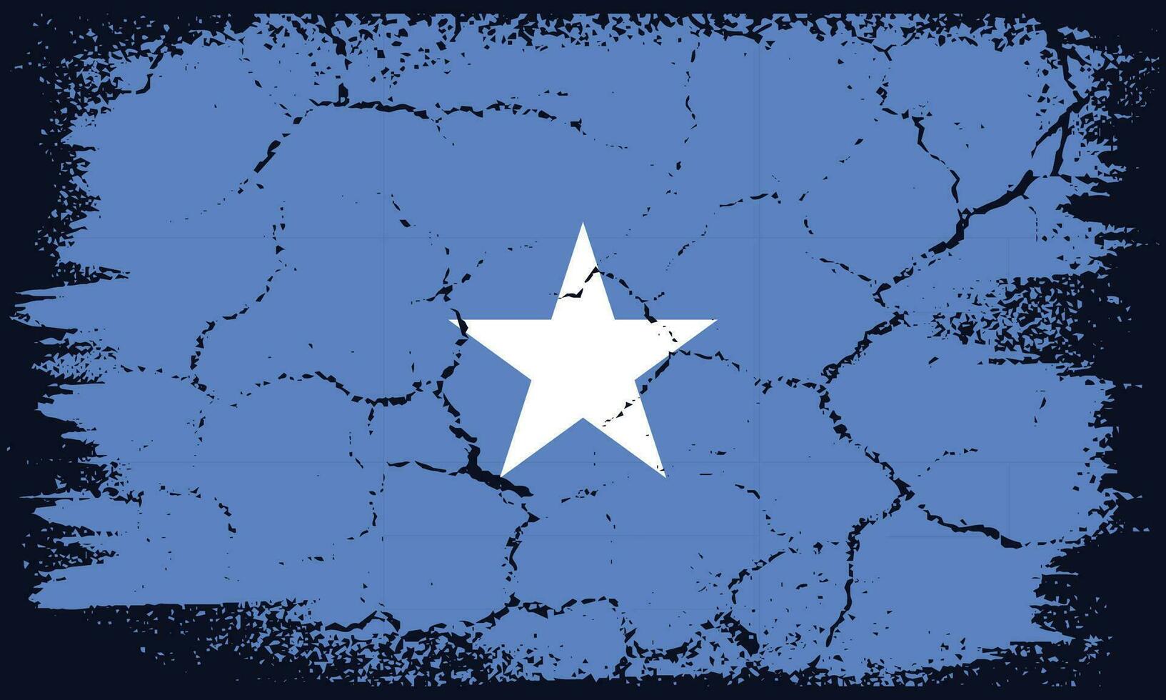 Free Vector Flat Design Grunge Somalia Flag Background