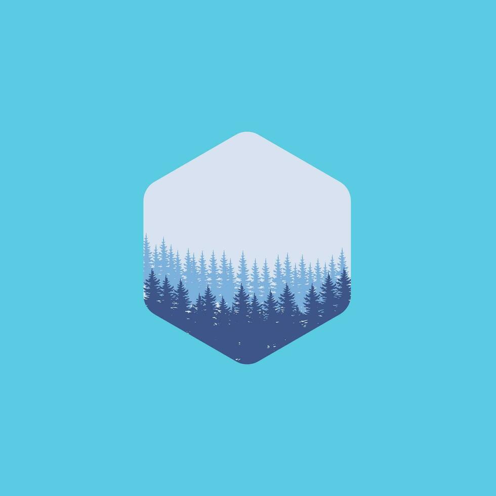 Forest vector illustration design