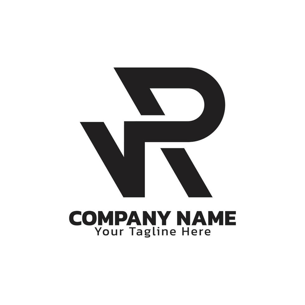Modern Logo Design With Monogram Style vector