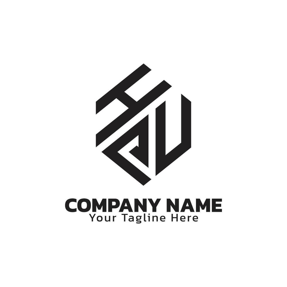 Modern Logo Design With Monogram Style vector