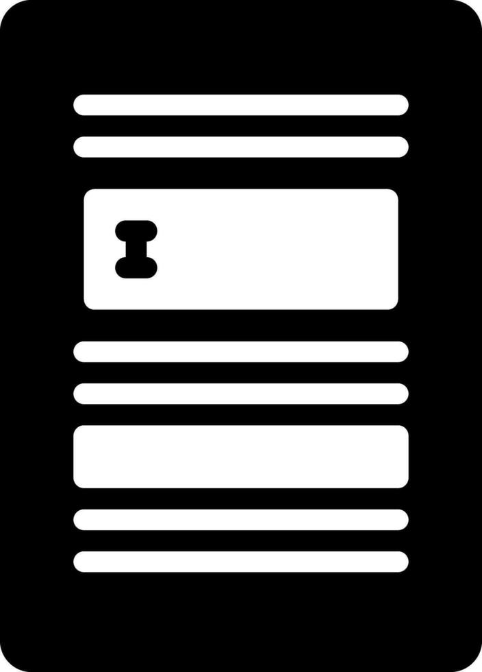 solid icon for subsection vector
