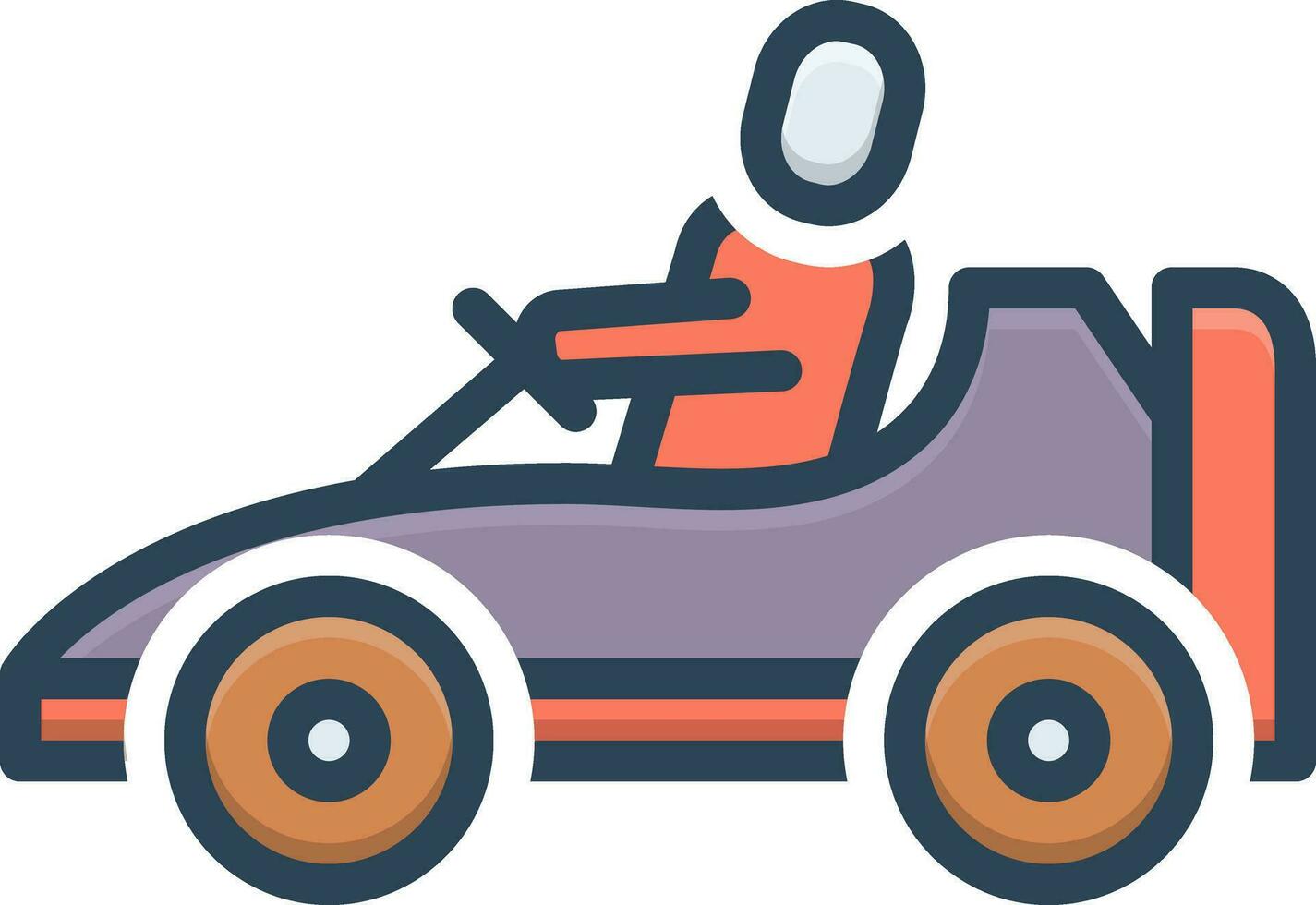 color icon for rides vector