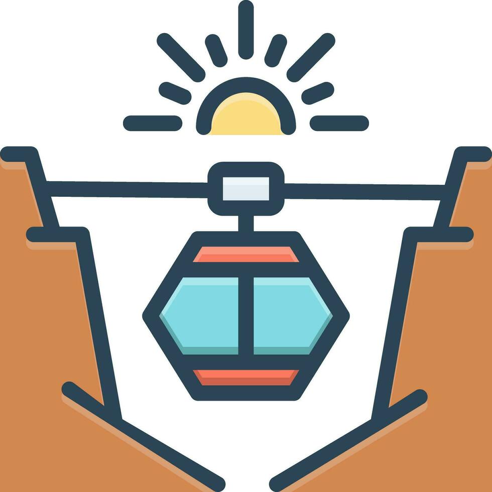 color icon for extreme vector