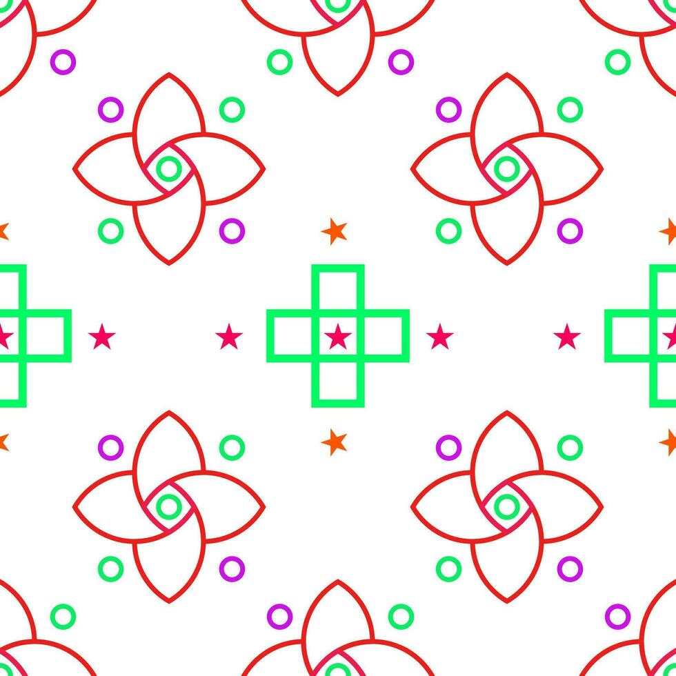 Abstract Background Seamless Pattern vector