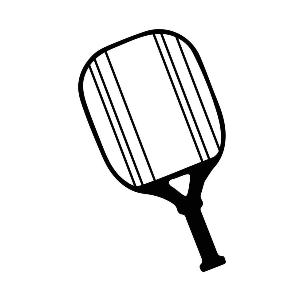 Pickleball vector And Pickleball Paddles