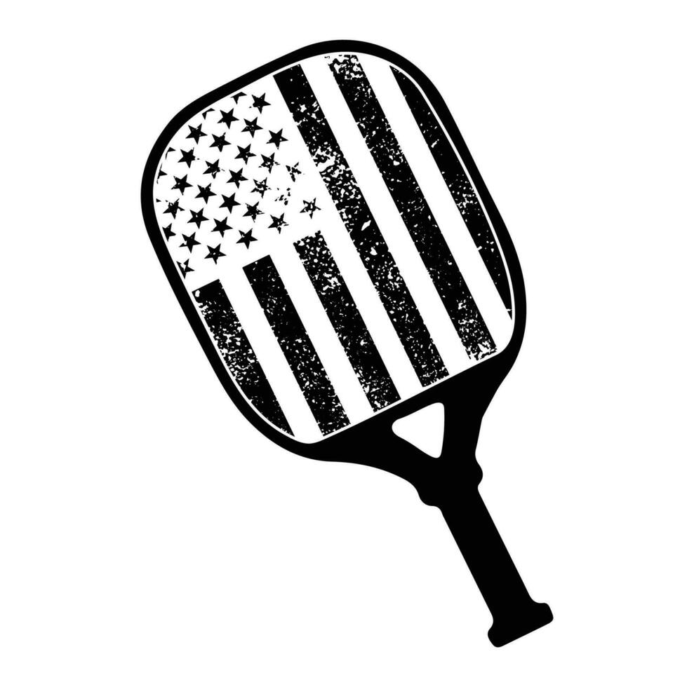 Pickleball vector And Pickleball Paddles