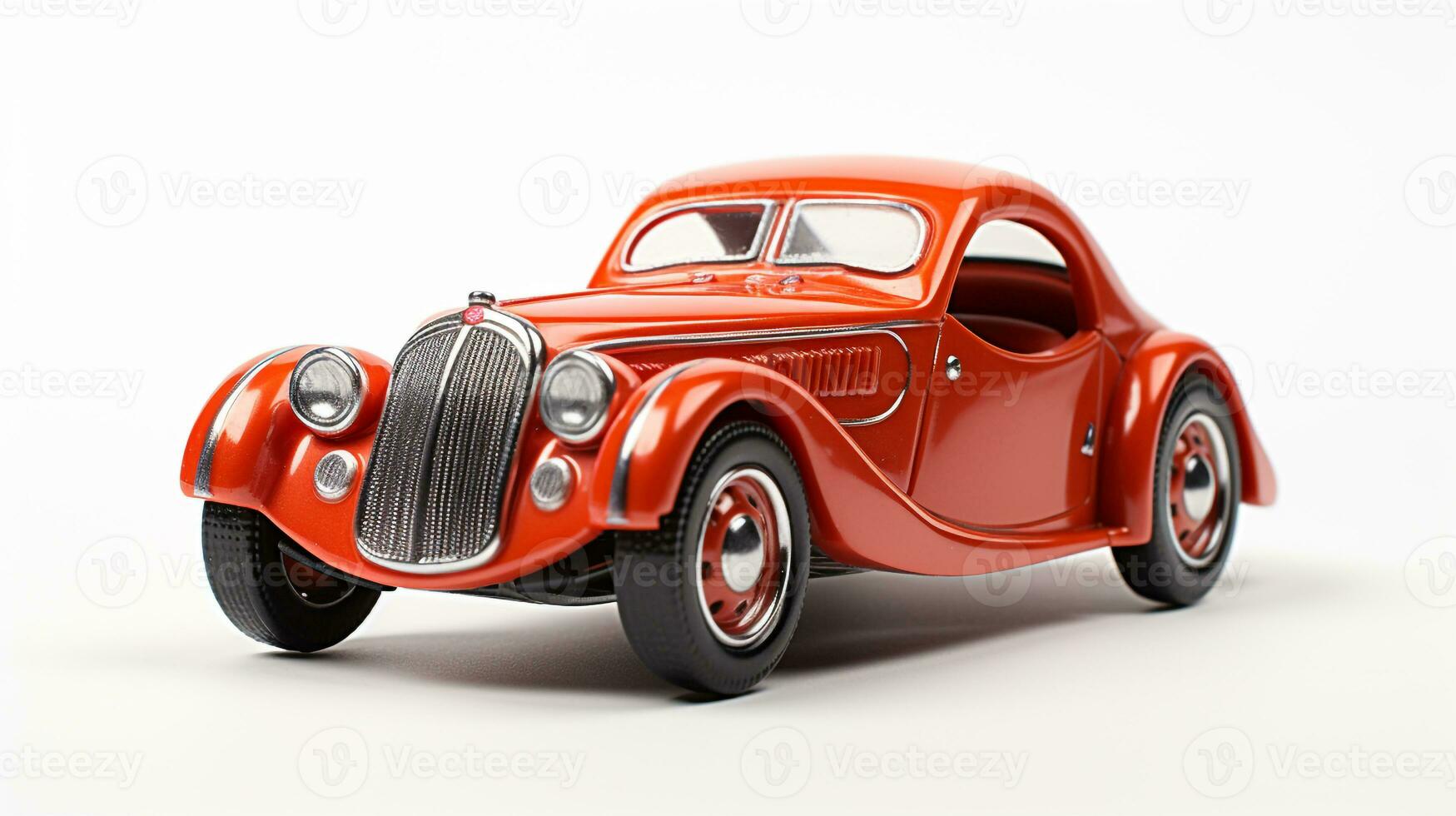 Displaying a 3D miniature Coupe Car. Generative AI photo