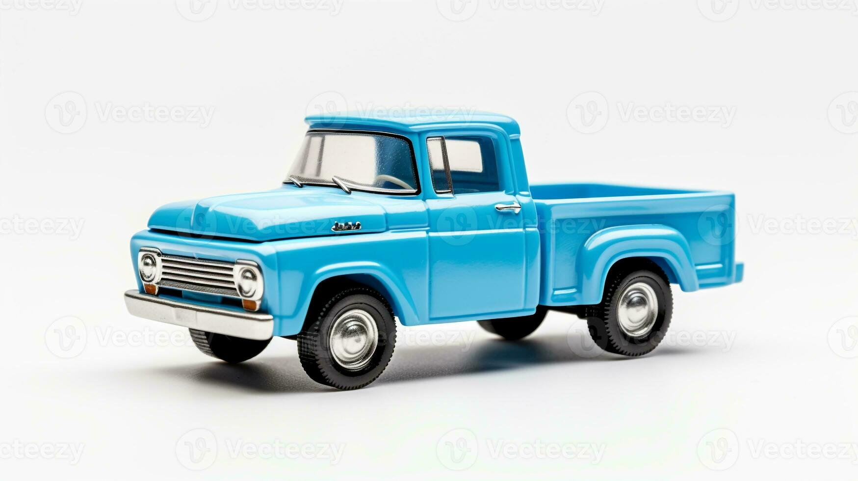 Displaying a 3D miniature Pickup Truck. Generative AI photo