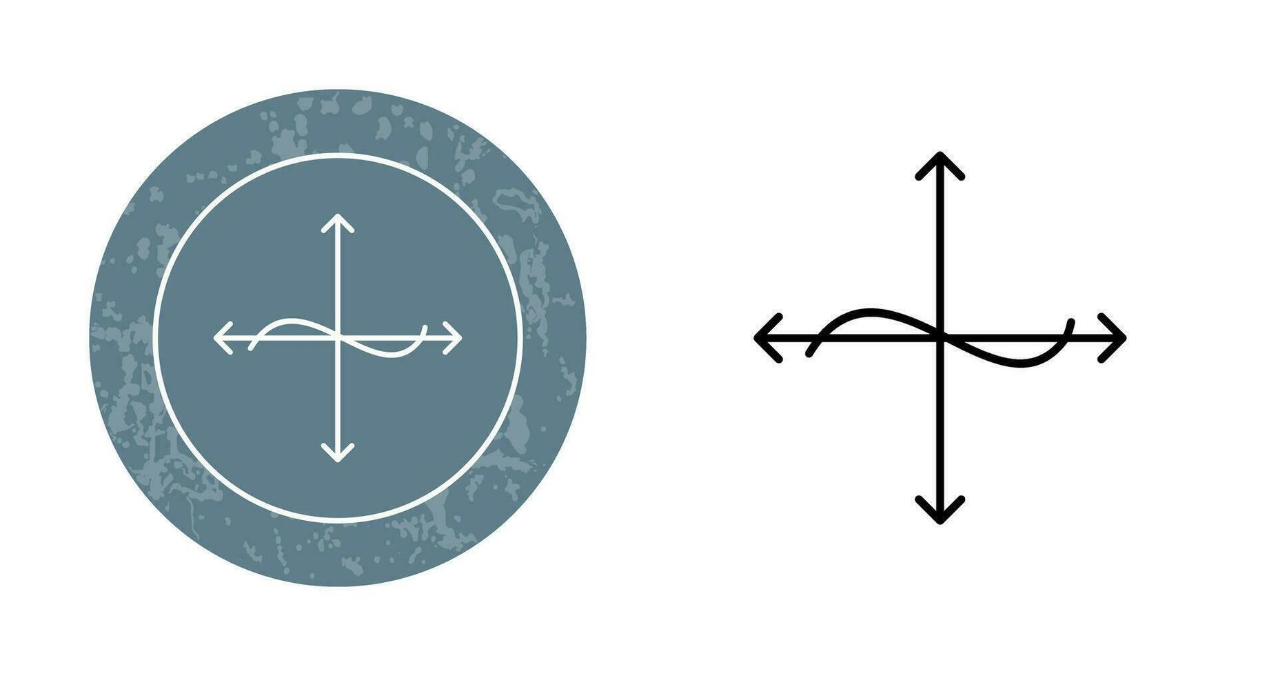 Unique Graph Vector Icon