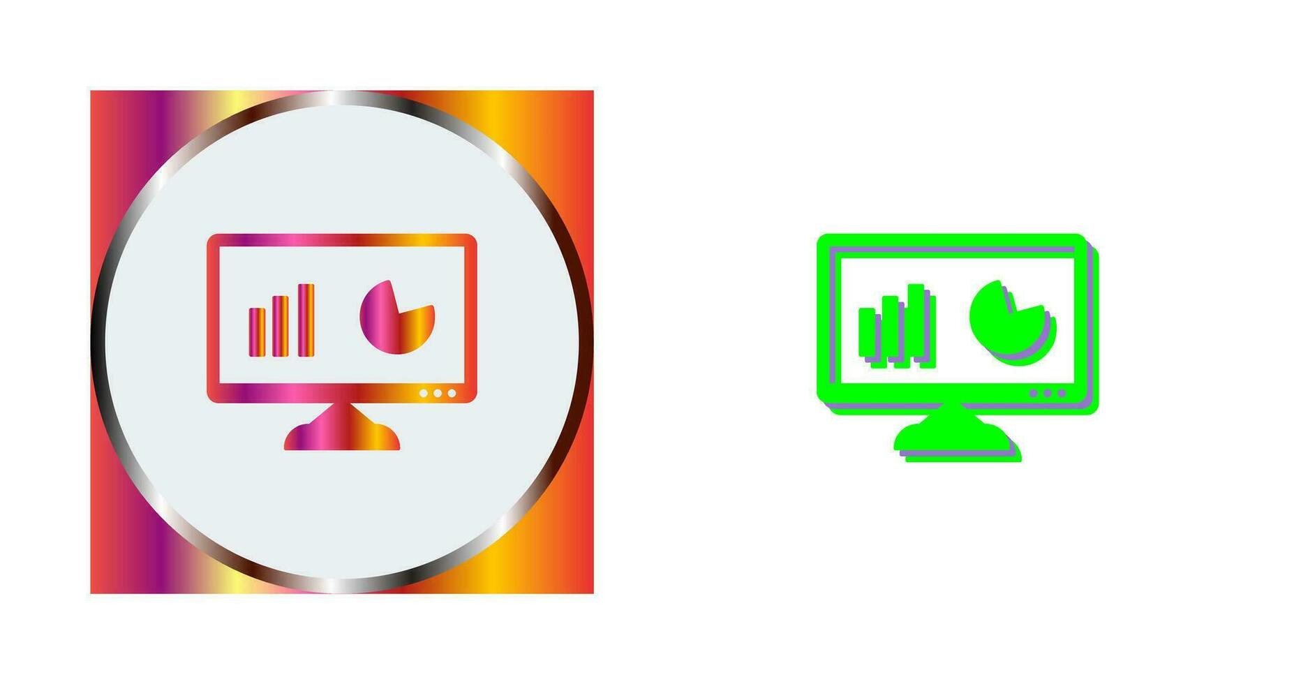Unique Analytics Vector Icon