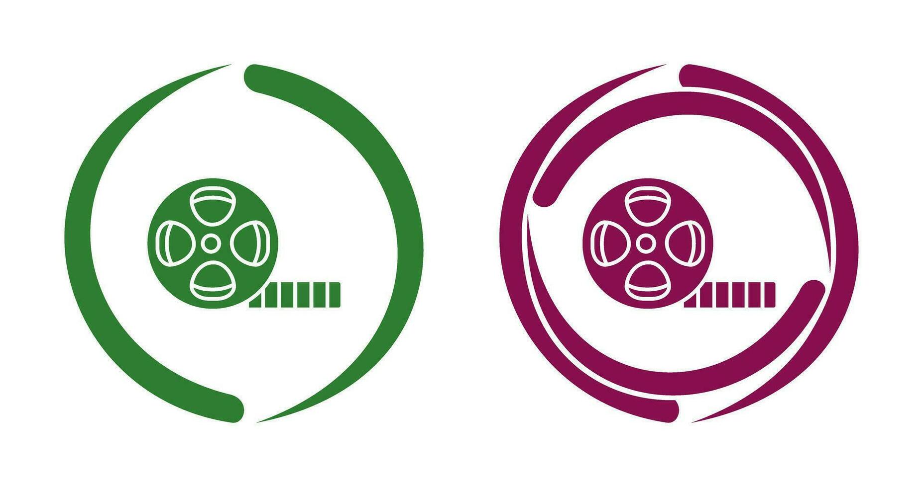 Film Reel Vector Icon