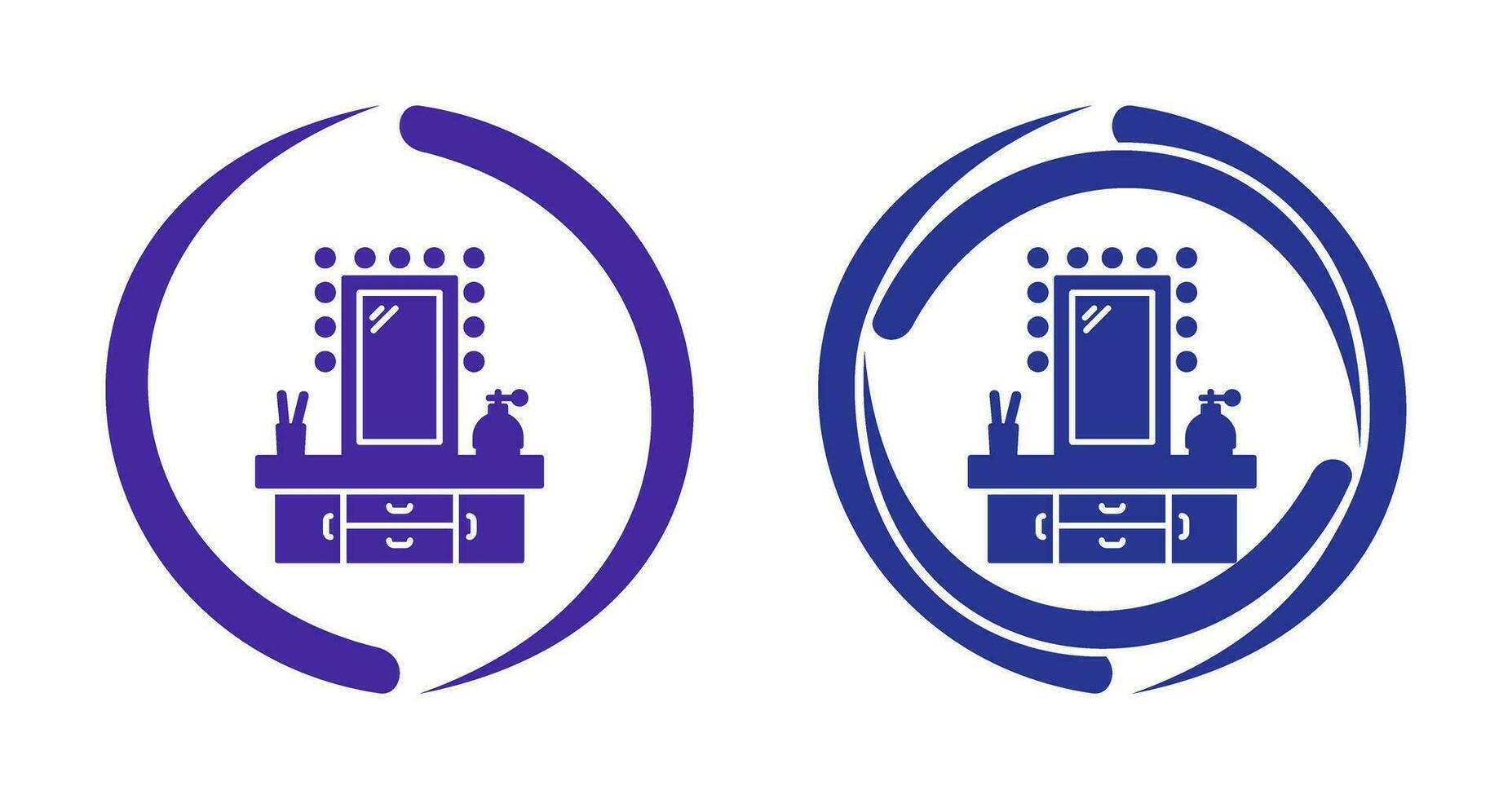 Dressing Table Vector Icon