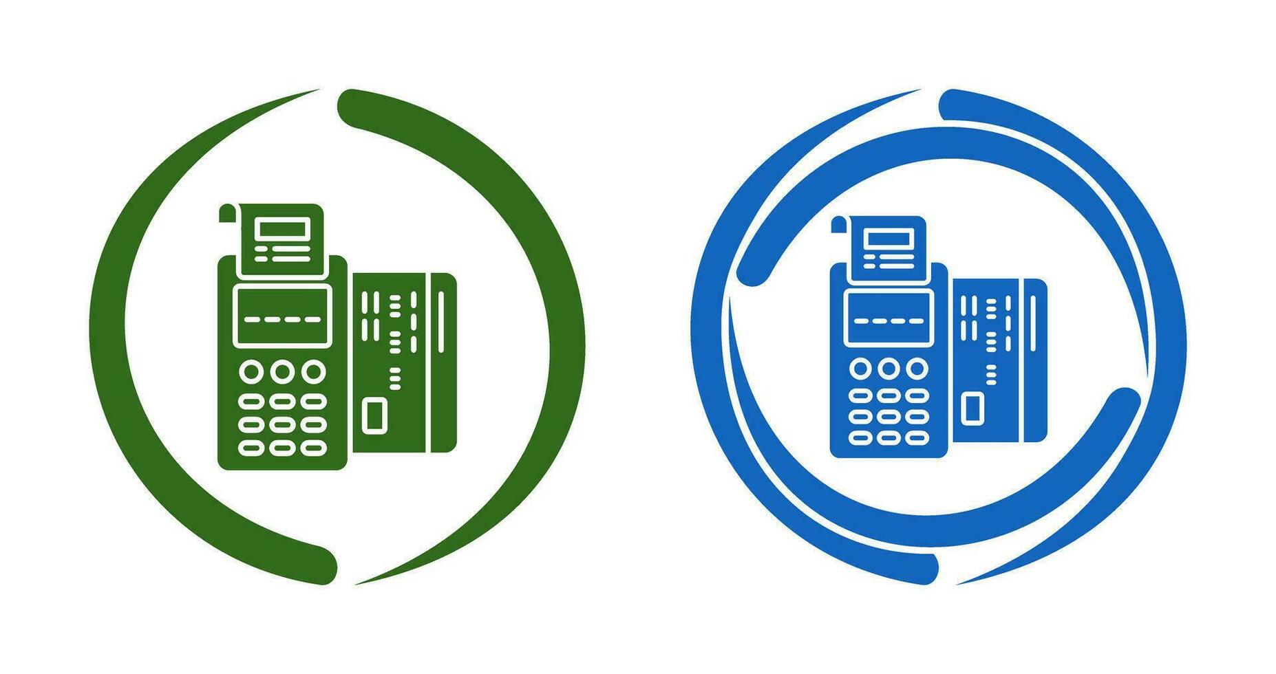 Pos Terminal Vector Icon