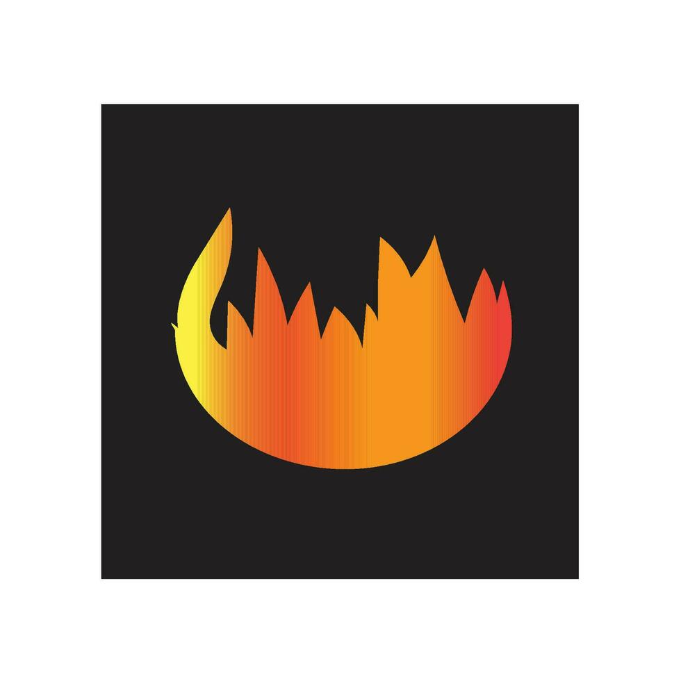 Fire icon collection. Fire flame symbol. Bonfire silhouette logotype. Flames symbols set flat style vector