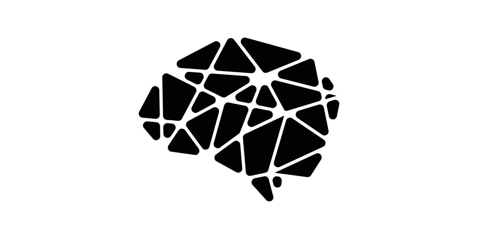 logo design abstract brain icon vector illustration