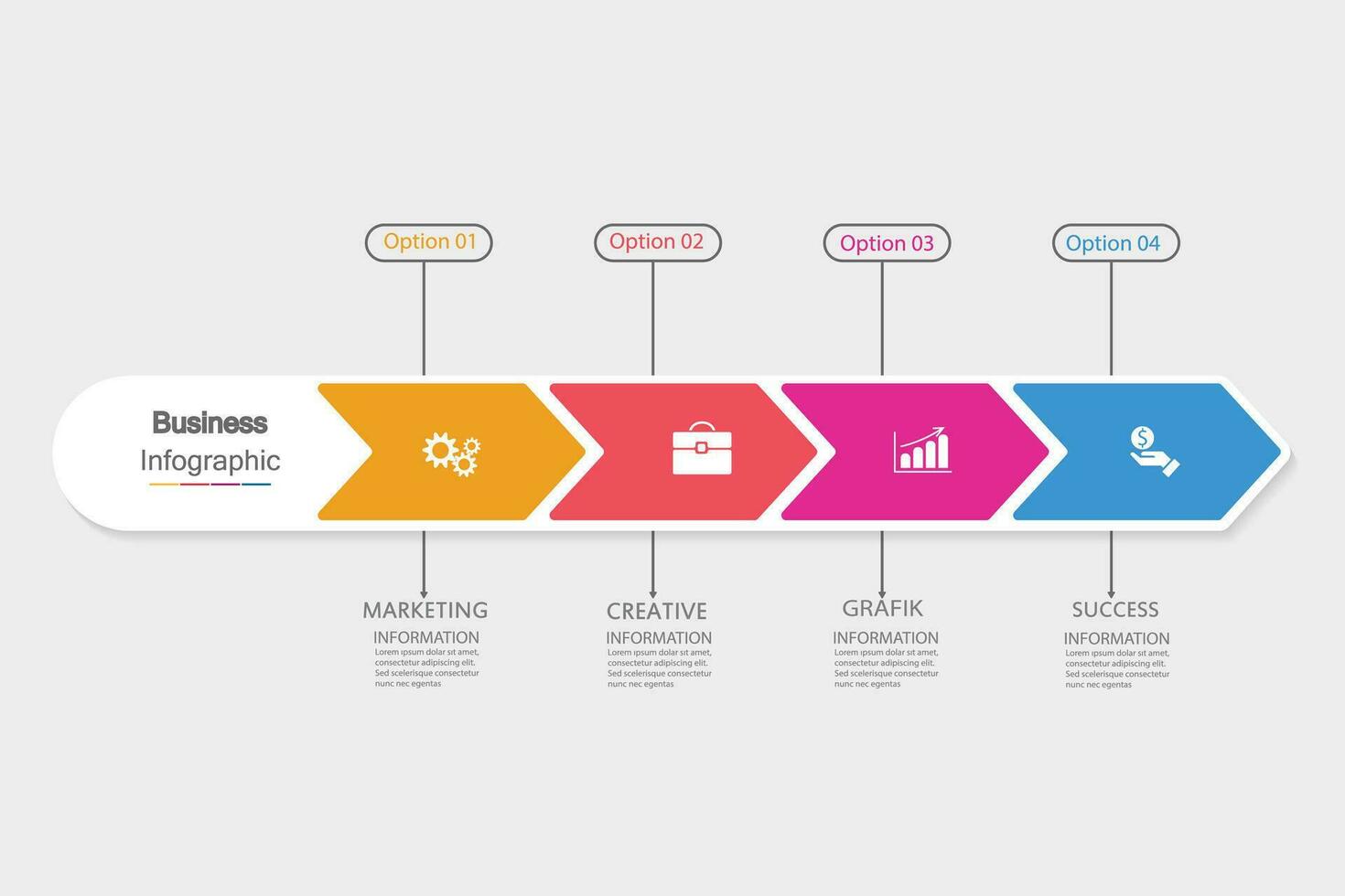 Infographic vector, graph. presentation. Business concepts, parts, steps, processes. Visualization of infographic data. Startup template. - Vector