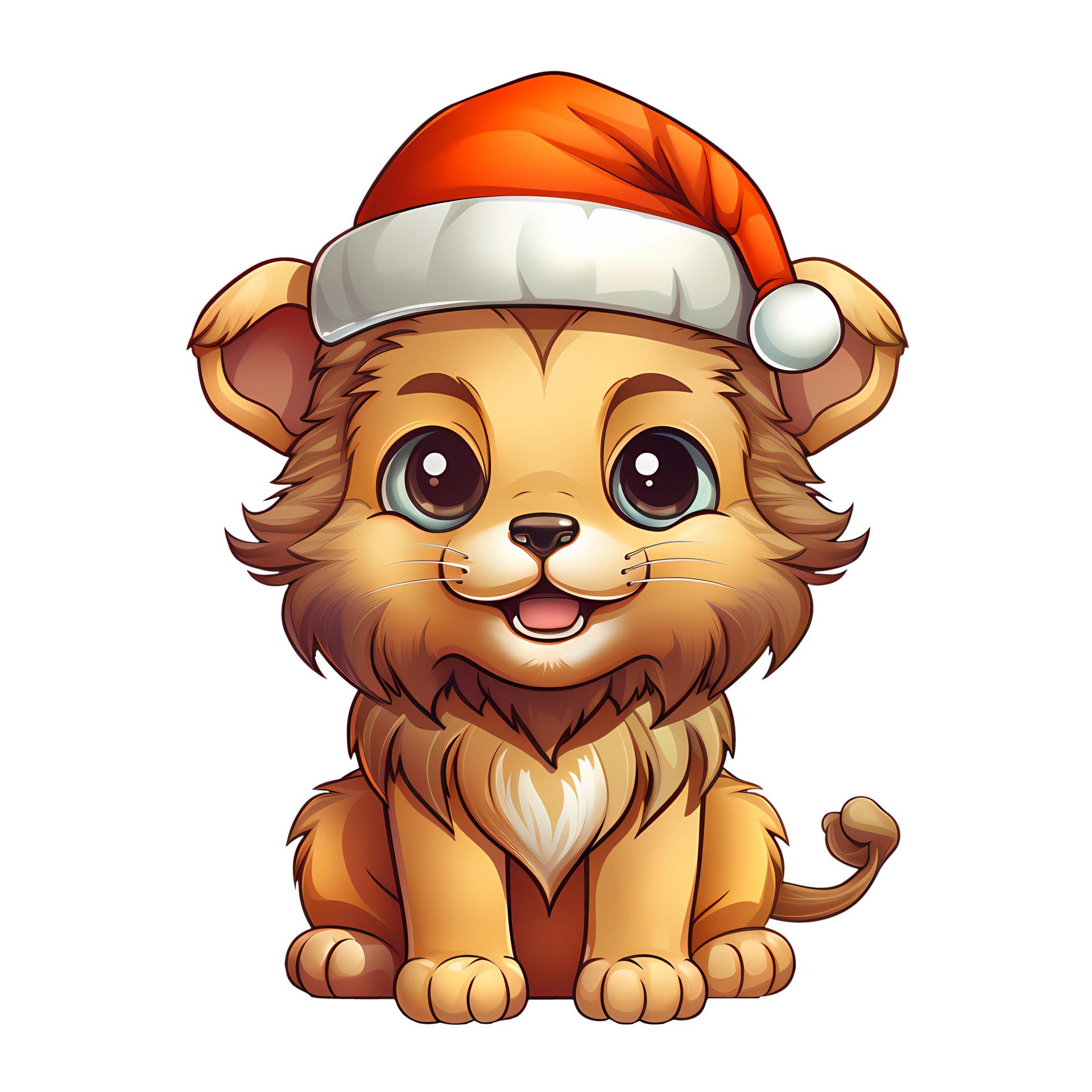 https://static.vecteezy.com/system/resources/previews/029/880/481/original/cute-lion-with-christmas-clipart-illustration-ai-generative-png.png