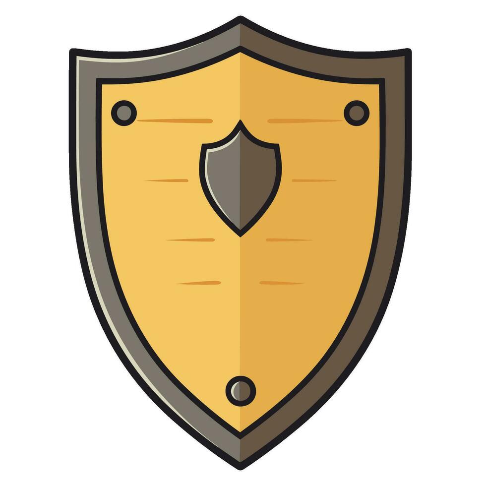 Shield Protect badge vector illustration, Shield Vector clipart