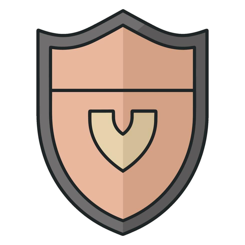 Shield Protect badge vector illustration, Shield Vector clipart