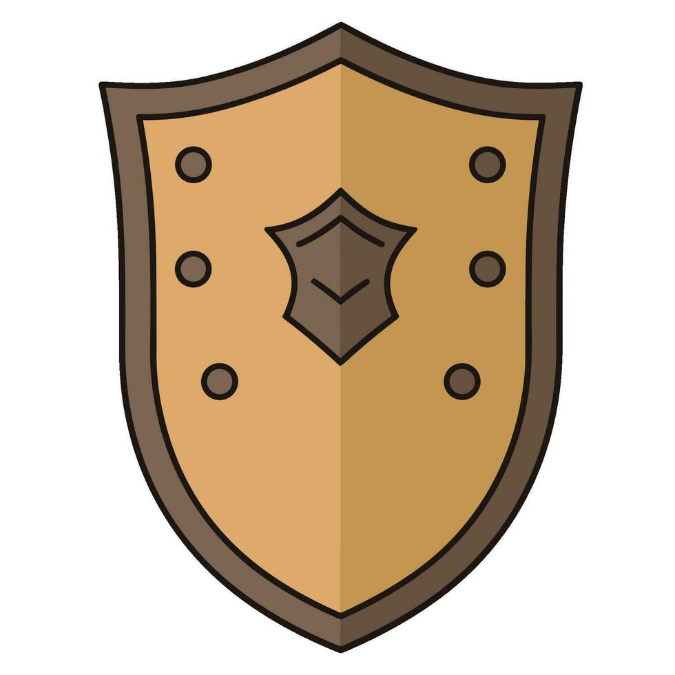 Shield Protect badge vector illustration, Shield Vector clipart
