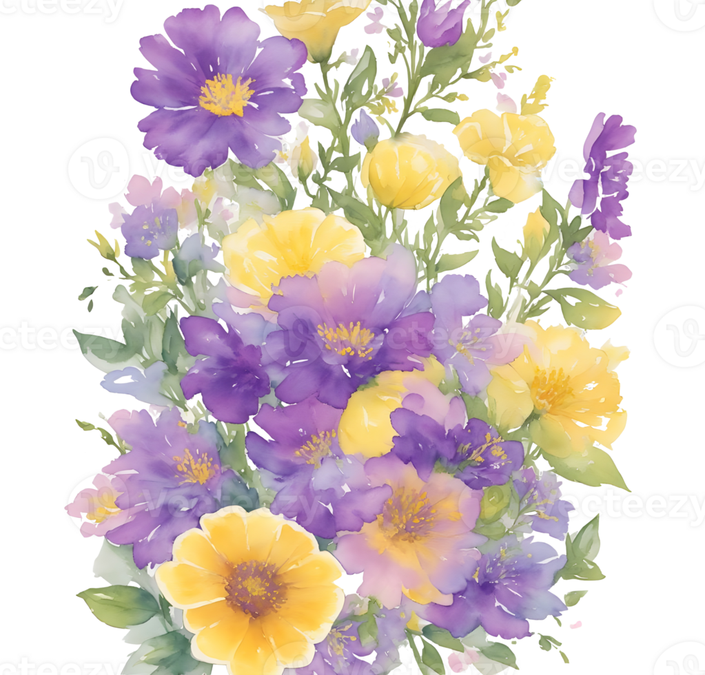 Seamless pattern with flower png