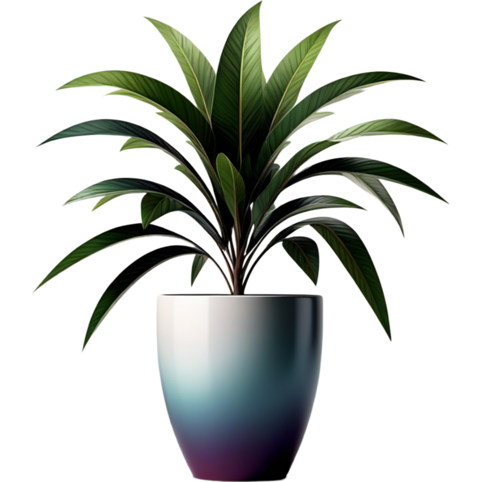 Potted Ornament Plant. AI Generative png