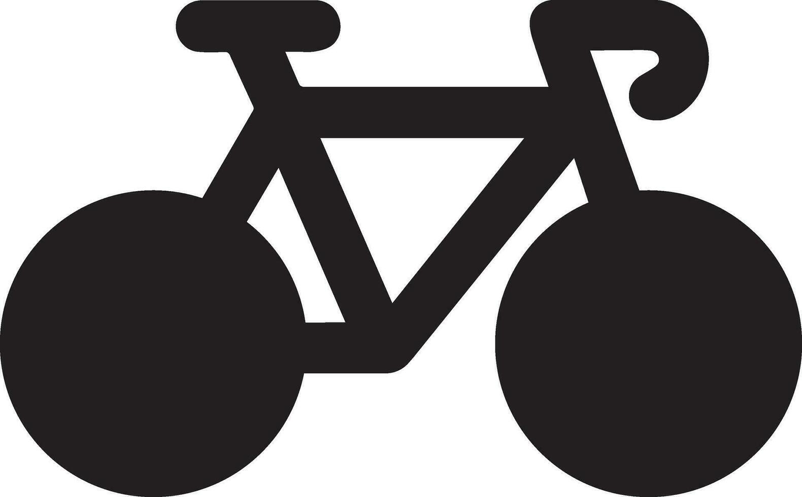 explorar el mundo de ciclismo - bicicleta paseos, deporte símbolos, y transporte íconos para sano aventuras vector
