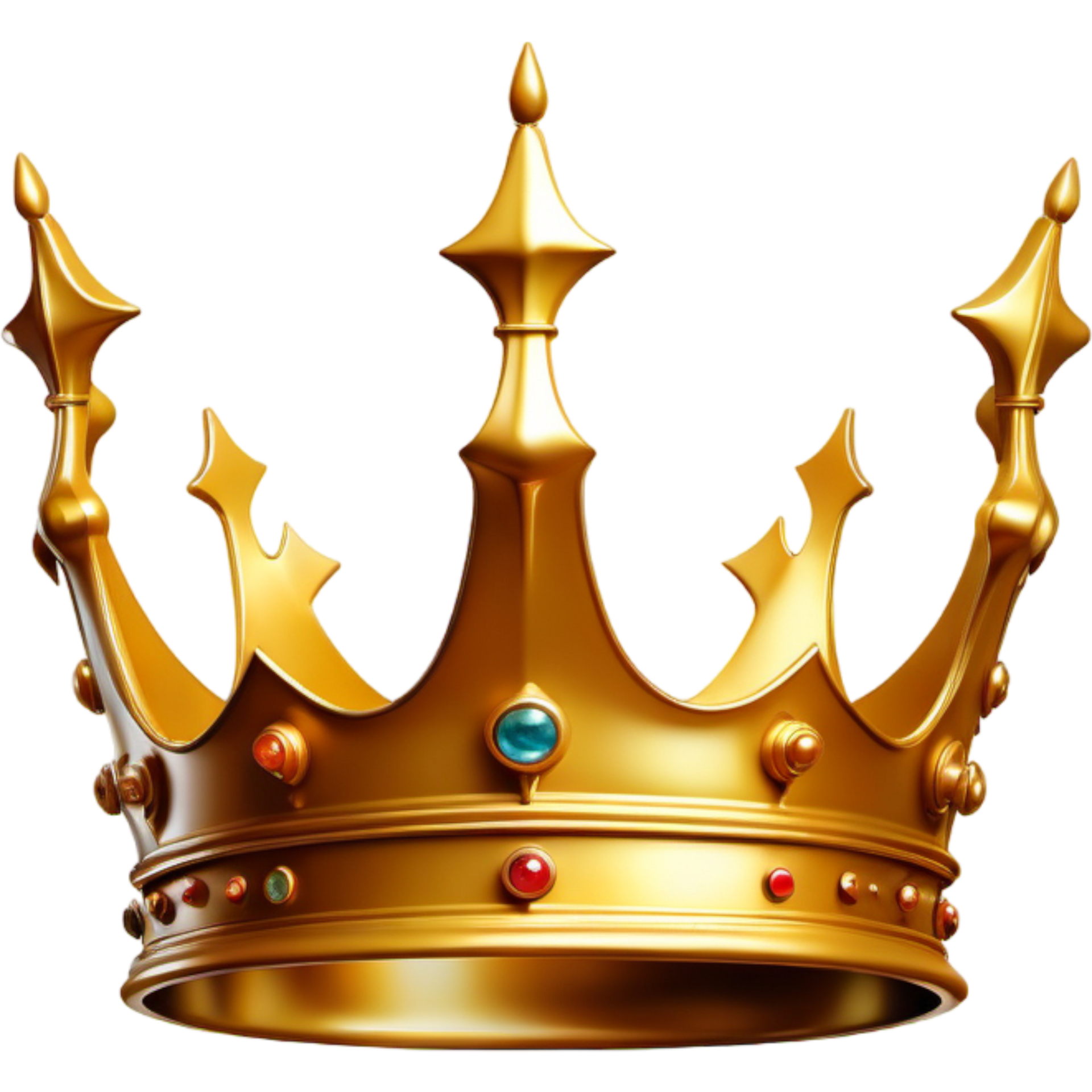 3d Golden Crown. AI Generative 29881610 PNG