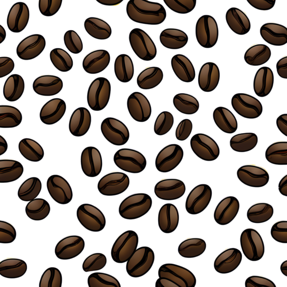 Brown Coffee Beans. AI Generative png