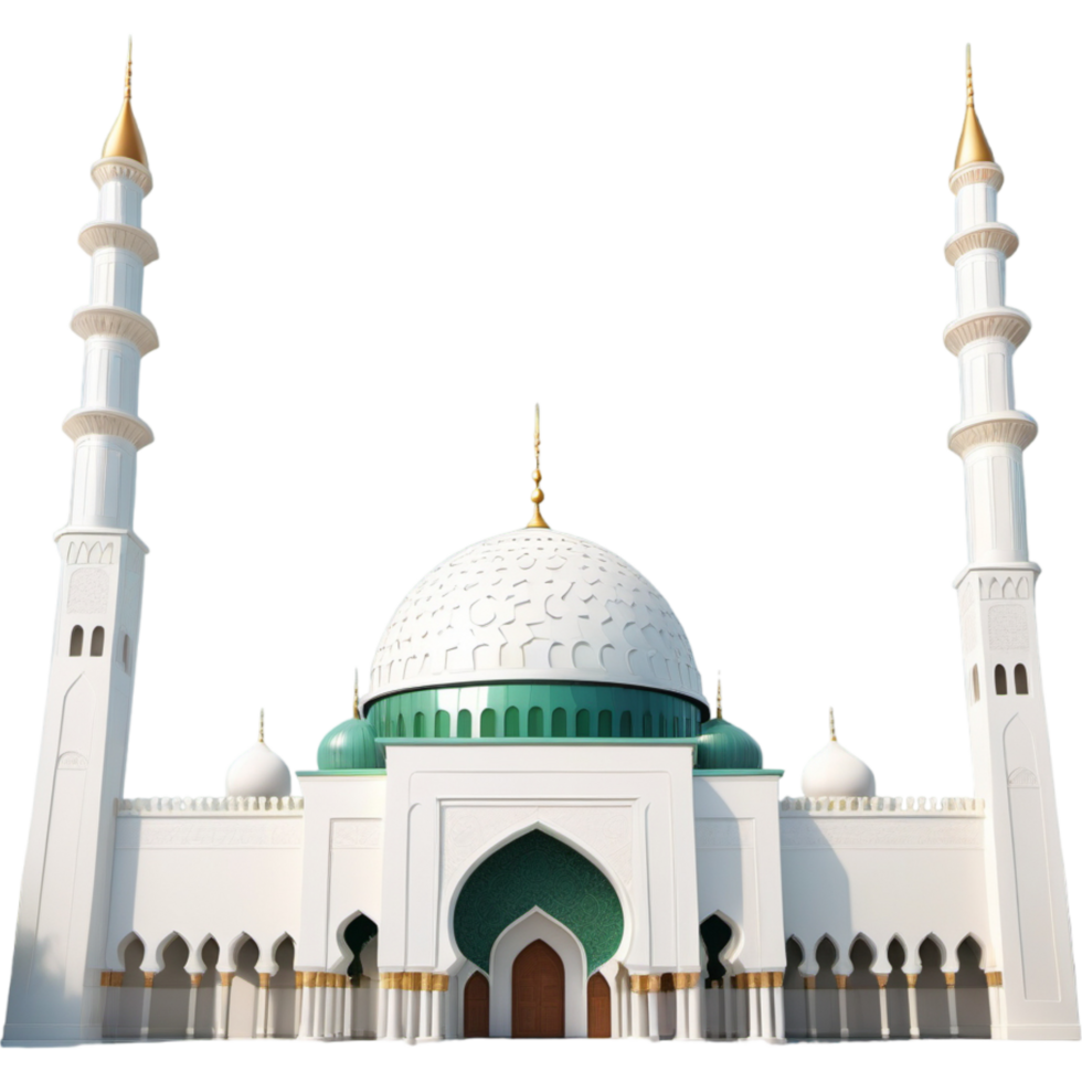 dome of the mosque. AI Generative png