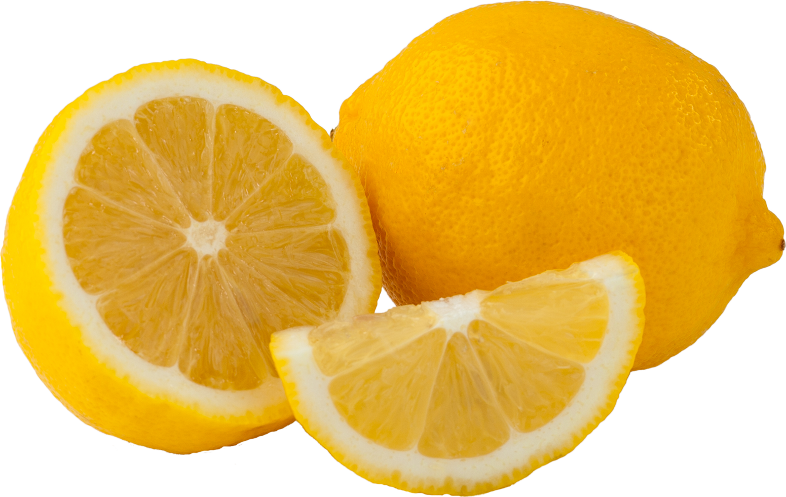 isolated lemon fruit on transparent background. png