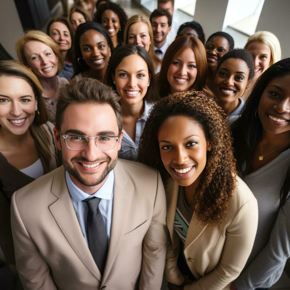 diversidad - personas de todas Razas y géneros juntos foto