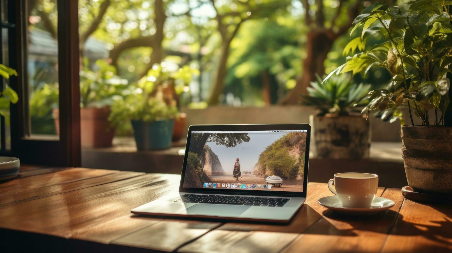 Work from home - Remote work setups and technology photo