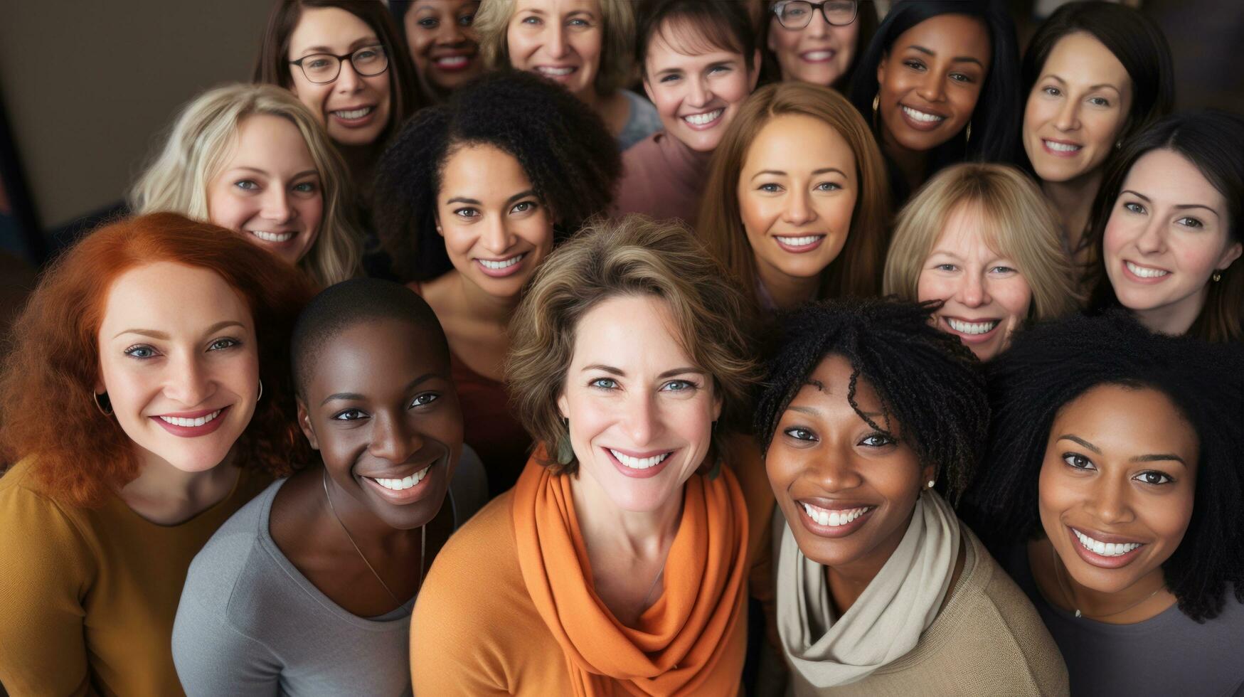 Diversity - People of all races and genders together photo