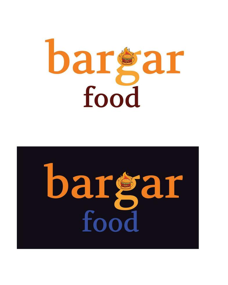 Bargar logo design vector