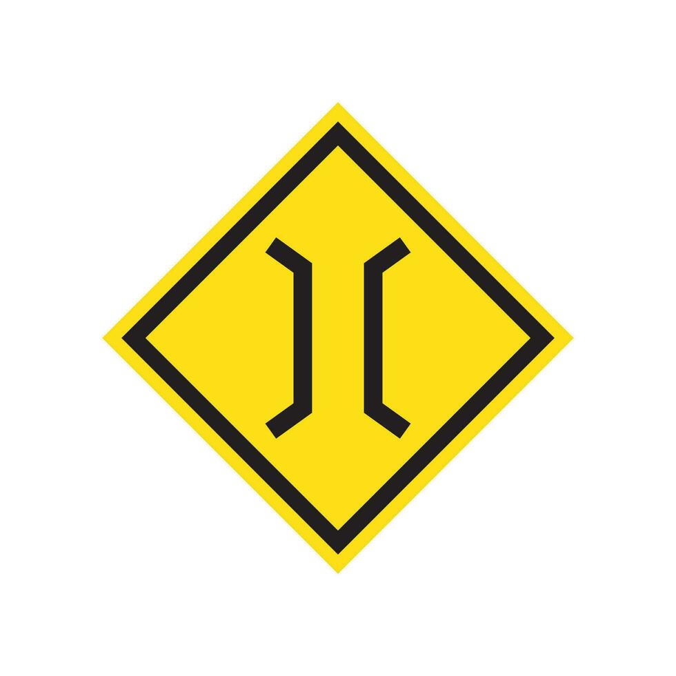 road sign icon vector