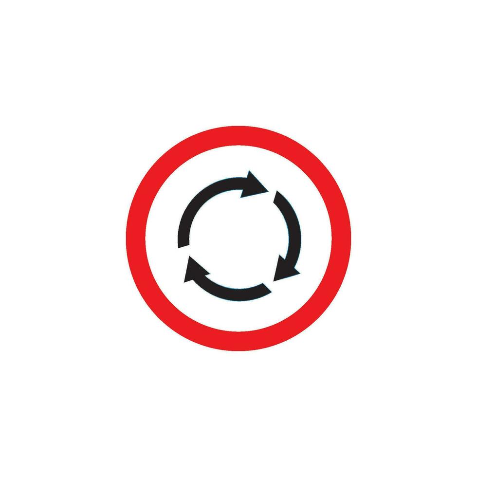 road sign icon vector