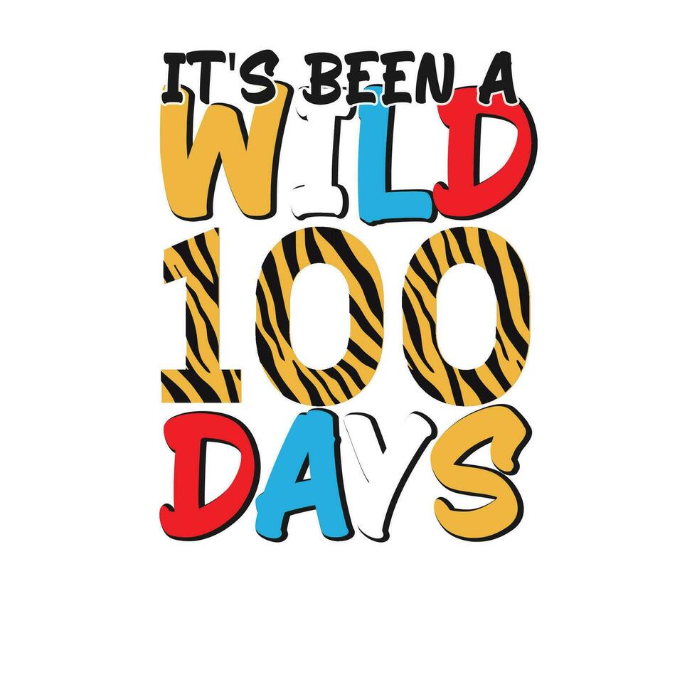 It's been a wild 100 days vector