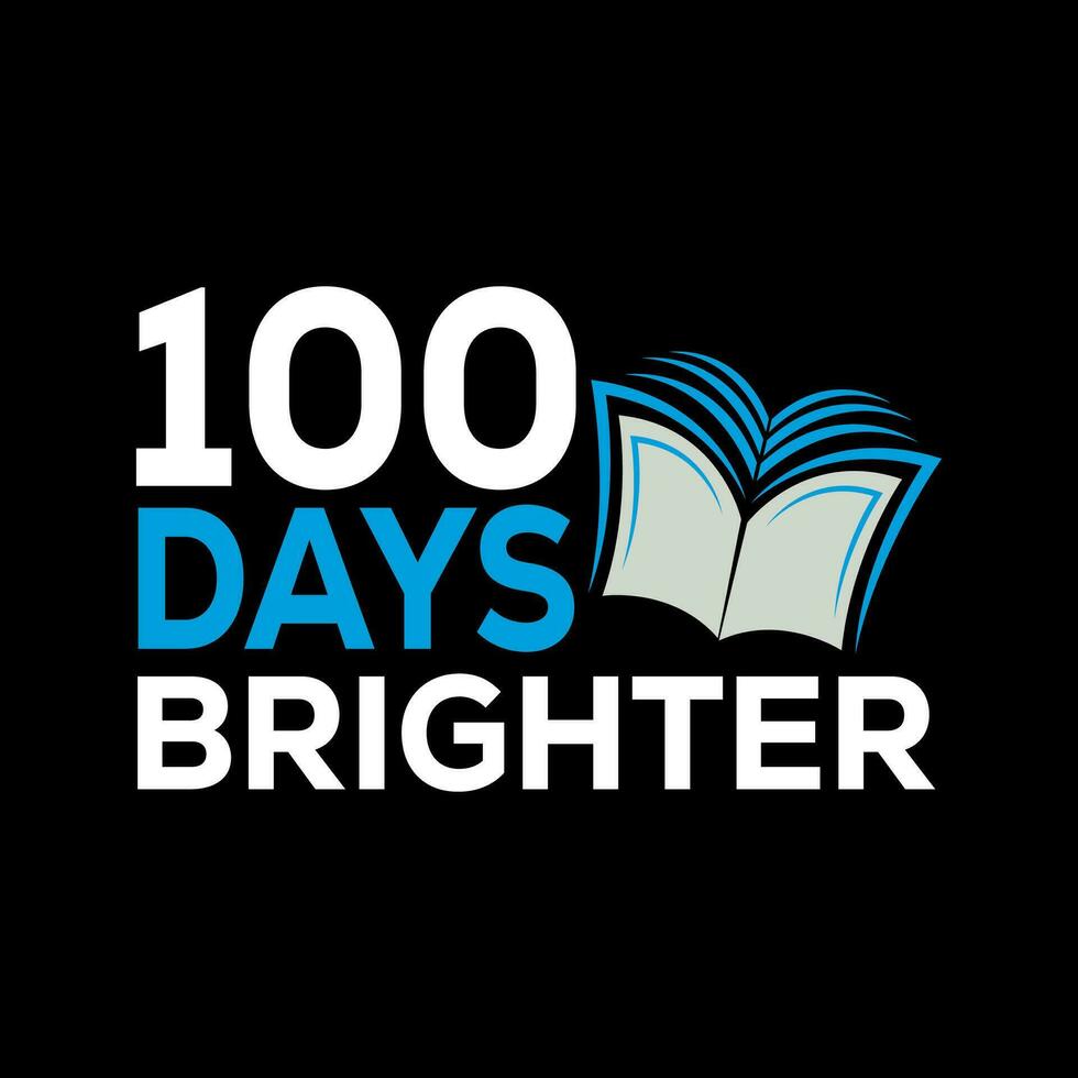 100 days brighter vector